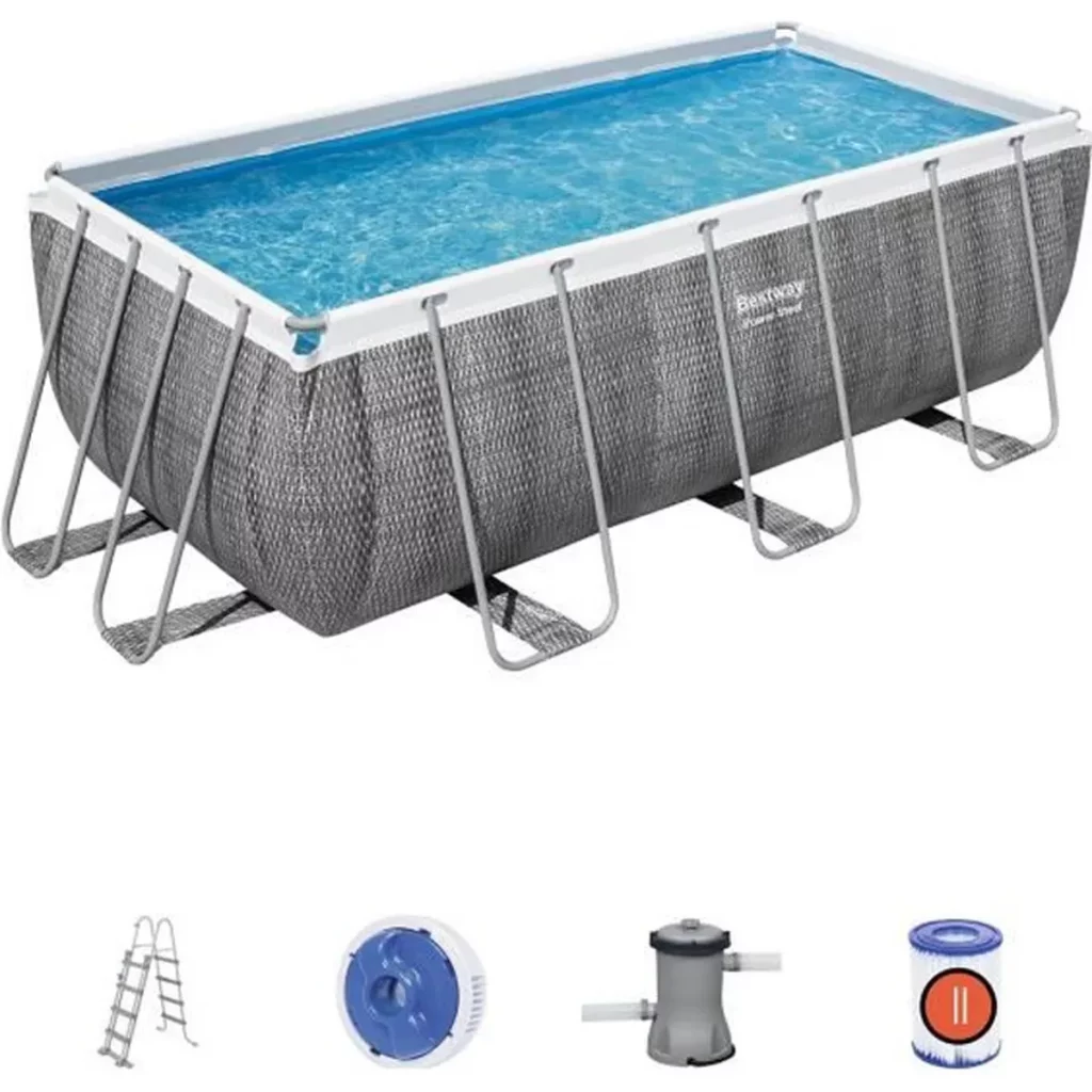 Un beau rabais sur la piscine Power Steel Ratán