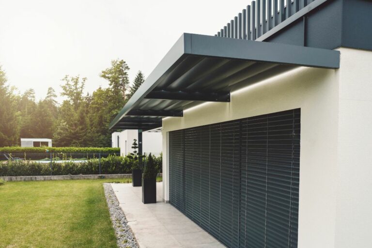 pergola suspendue sans pied