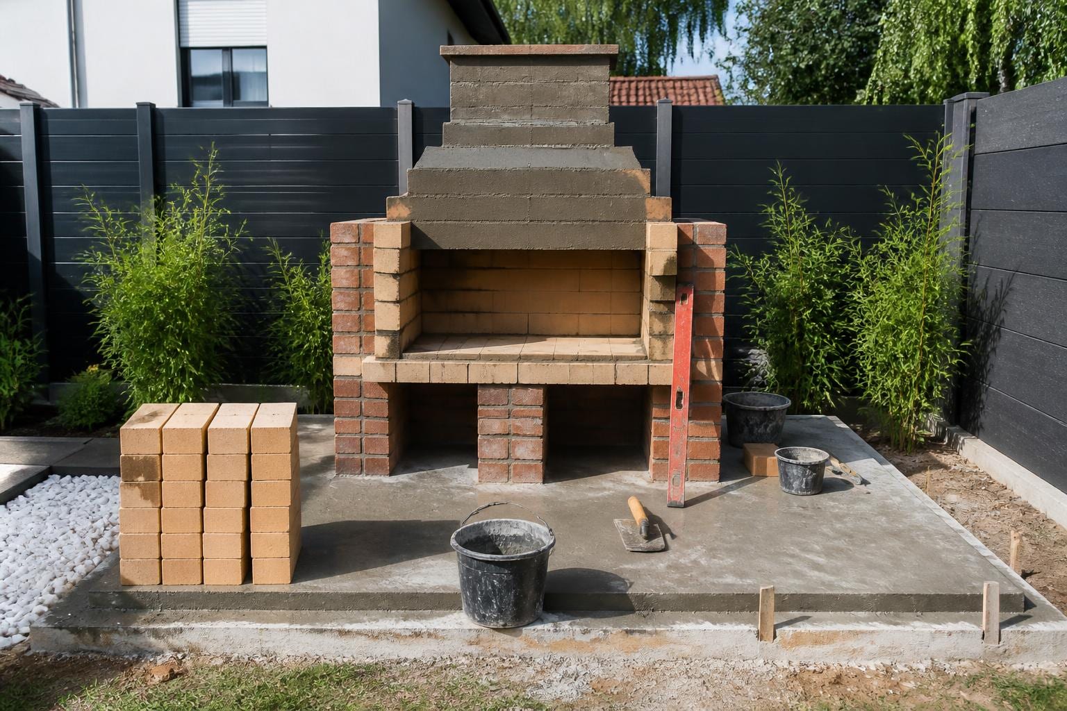 découvrez comment construire un barbecue en briques avec cheminée grâce à notre guide pratique et plan détaillé étape par étape. suivez nos conseils pour un projet réussi et profitez de grillades conviviales.