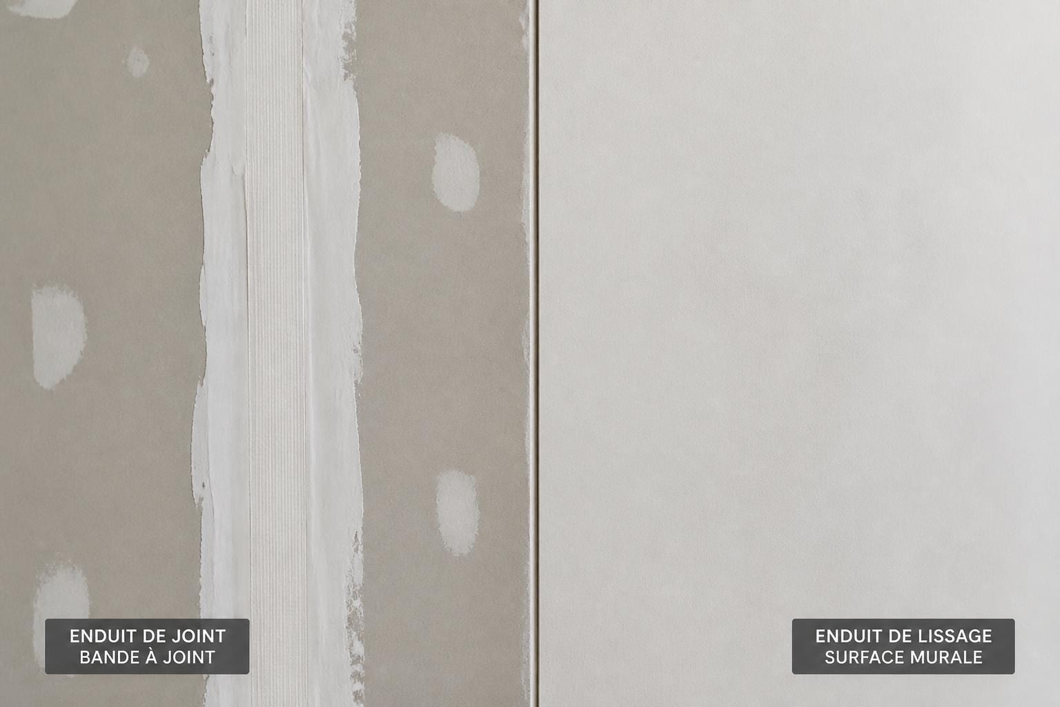 découvrez les différences entre l'enduit de joint et l'enduit de lissage pour maîtriser les techniques de finition et obtenir un rendu parfait sur vos murs et plafonds.