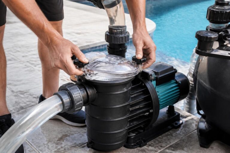 découvrez comment amorcer efficacement votre pompe de piscine grâce à notre guide détaillé en 7 étapes simples et pratiques pour un fonctionnement optimal.