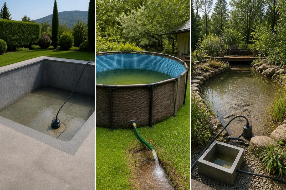 découvrez comment vider votre piscine efficacement avec des méthodes adaptées à chaque type de bassin pour un entretien facile et sécurisé.