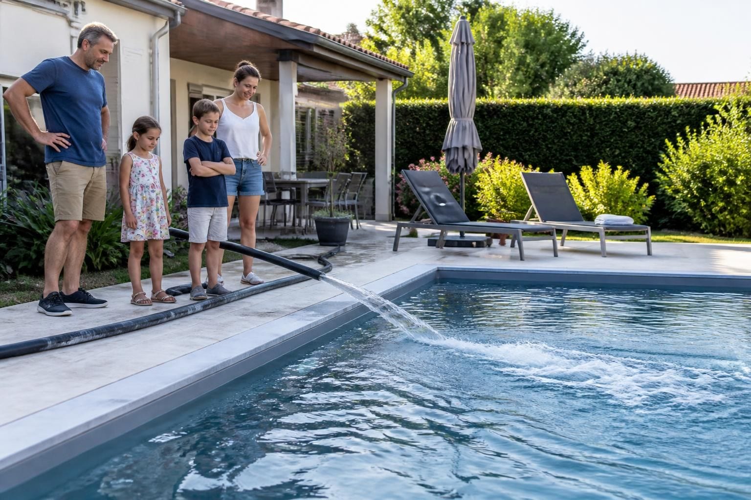 découvrez la durée optimale pour remplir une piscine de 10 m³ efficacement, en tenant compte du débit d'eau et des conseils pratiques pour un remplissage rapide et sécurisé.
