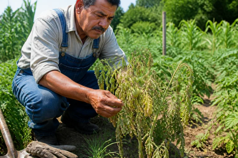 Flétrissement bactérien : symptômes, plantes sensibles et solutions de lutte