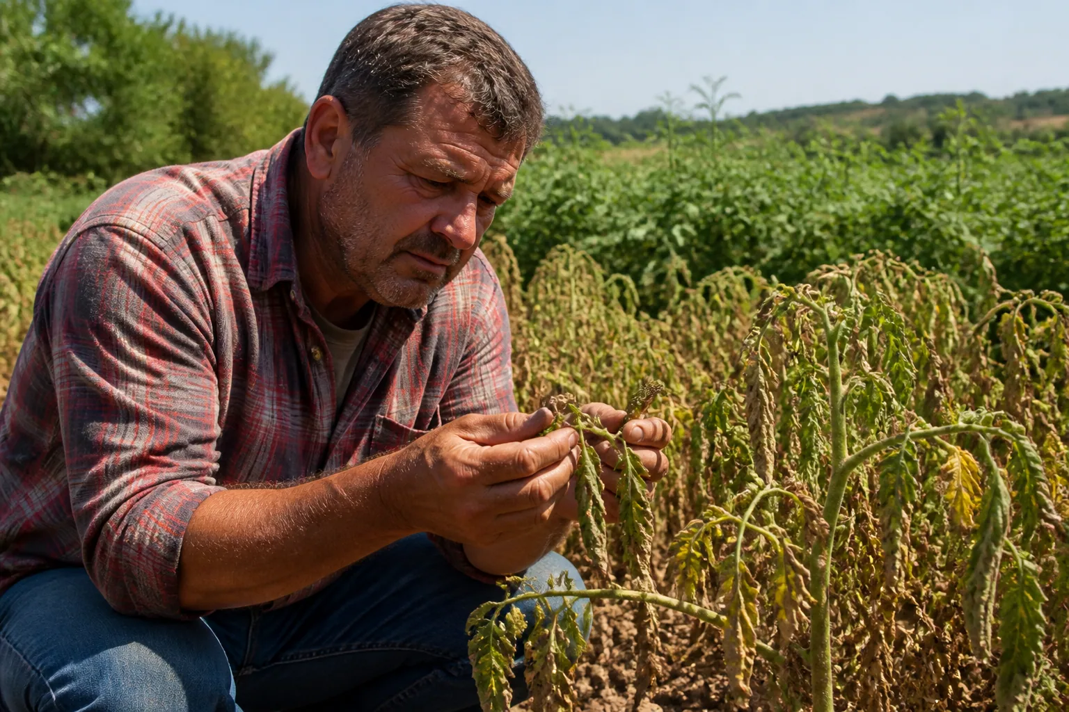 Flétrissement bactérien : symptômes, plantes sensibles et solutions de lutte