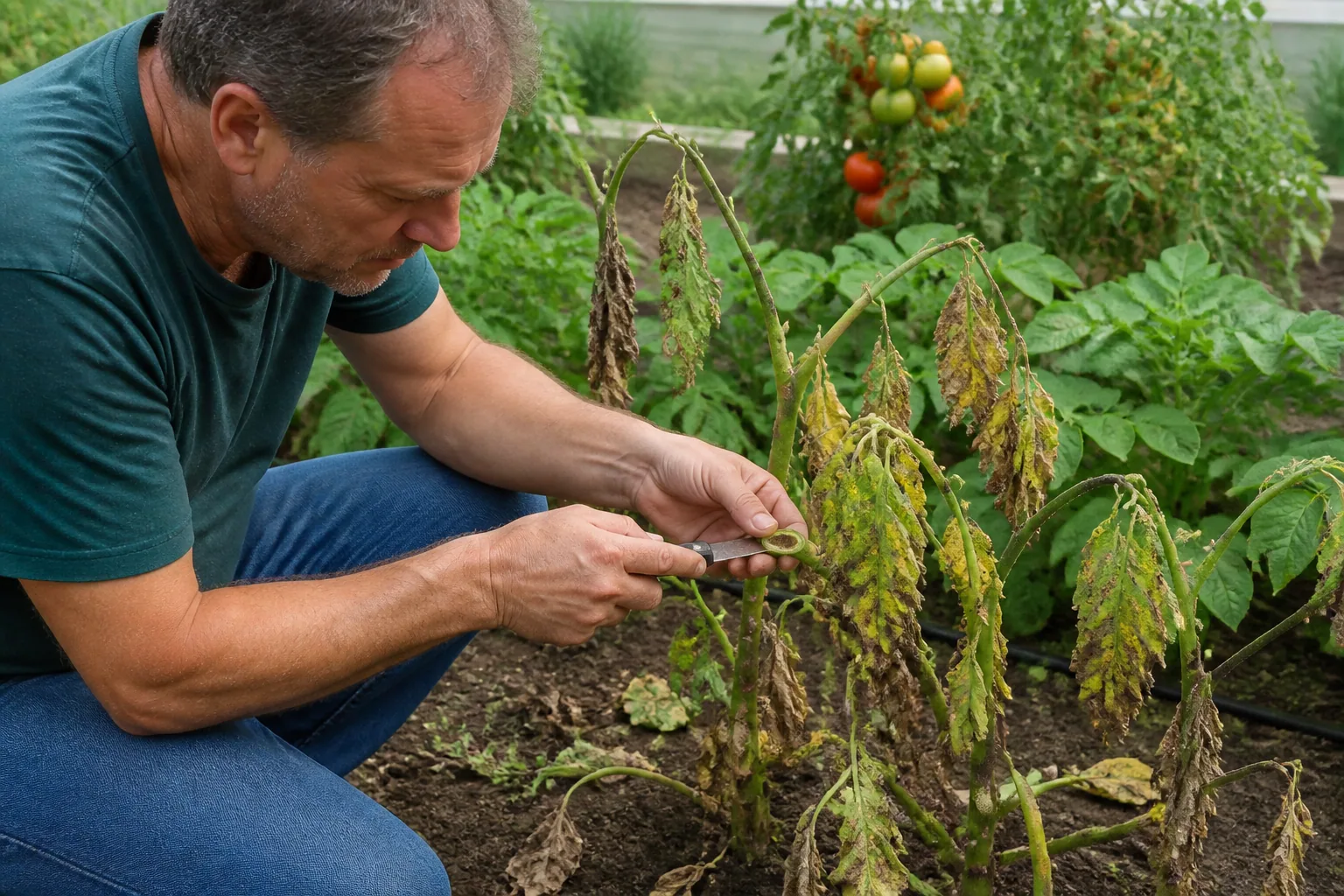 Flétrissement verticillien : symptômes, plantes touchées et prévention
