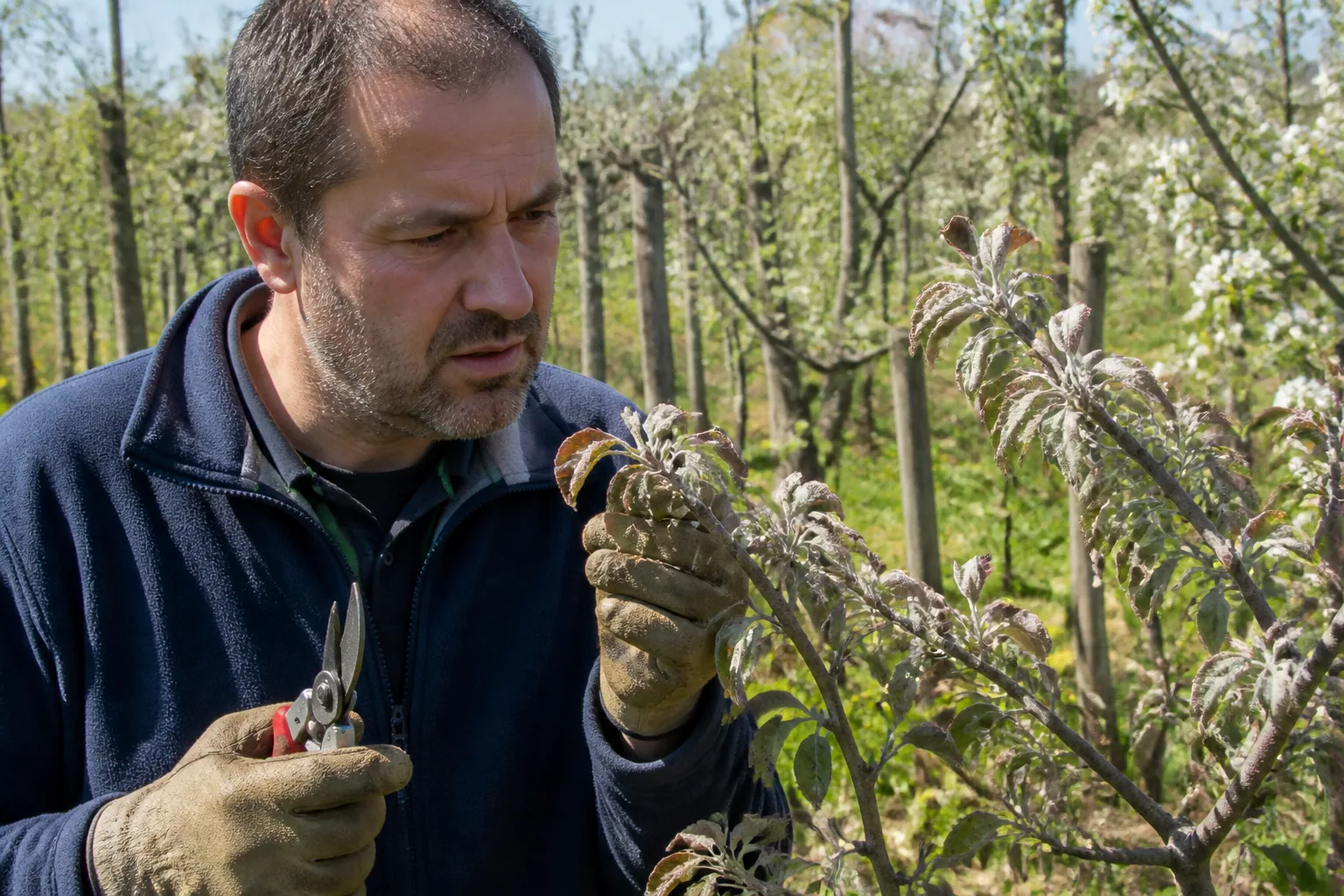 Maladie du plomb des arbres fruitiers : symptômes et moyens de lutte