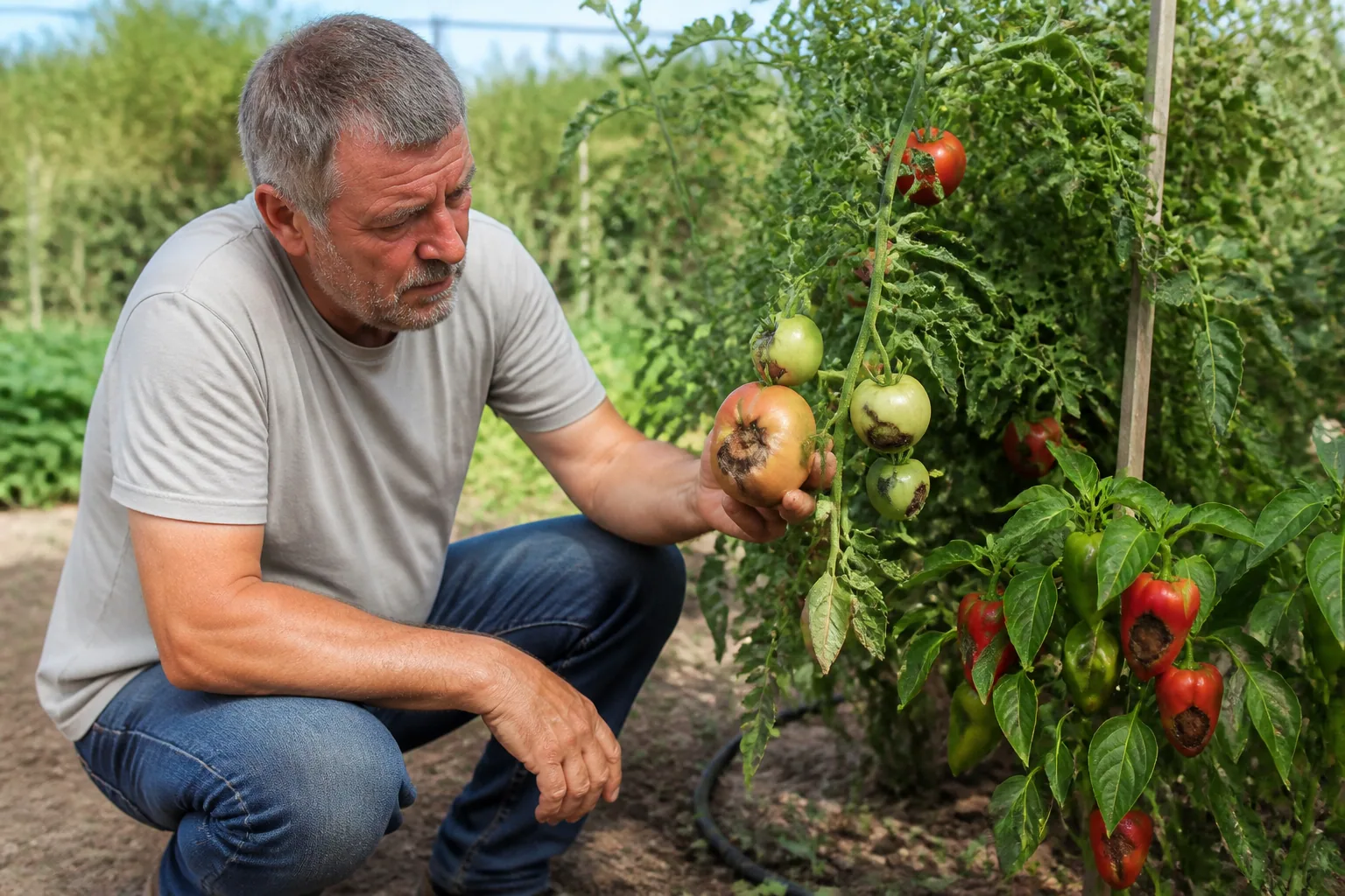 Nécrose apicale : causes, symptômes et solutions pour tomates et légumes-fruits
