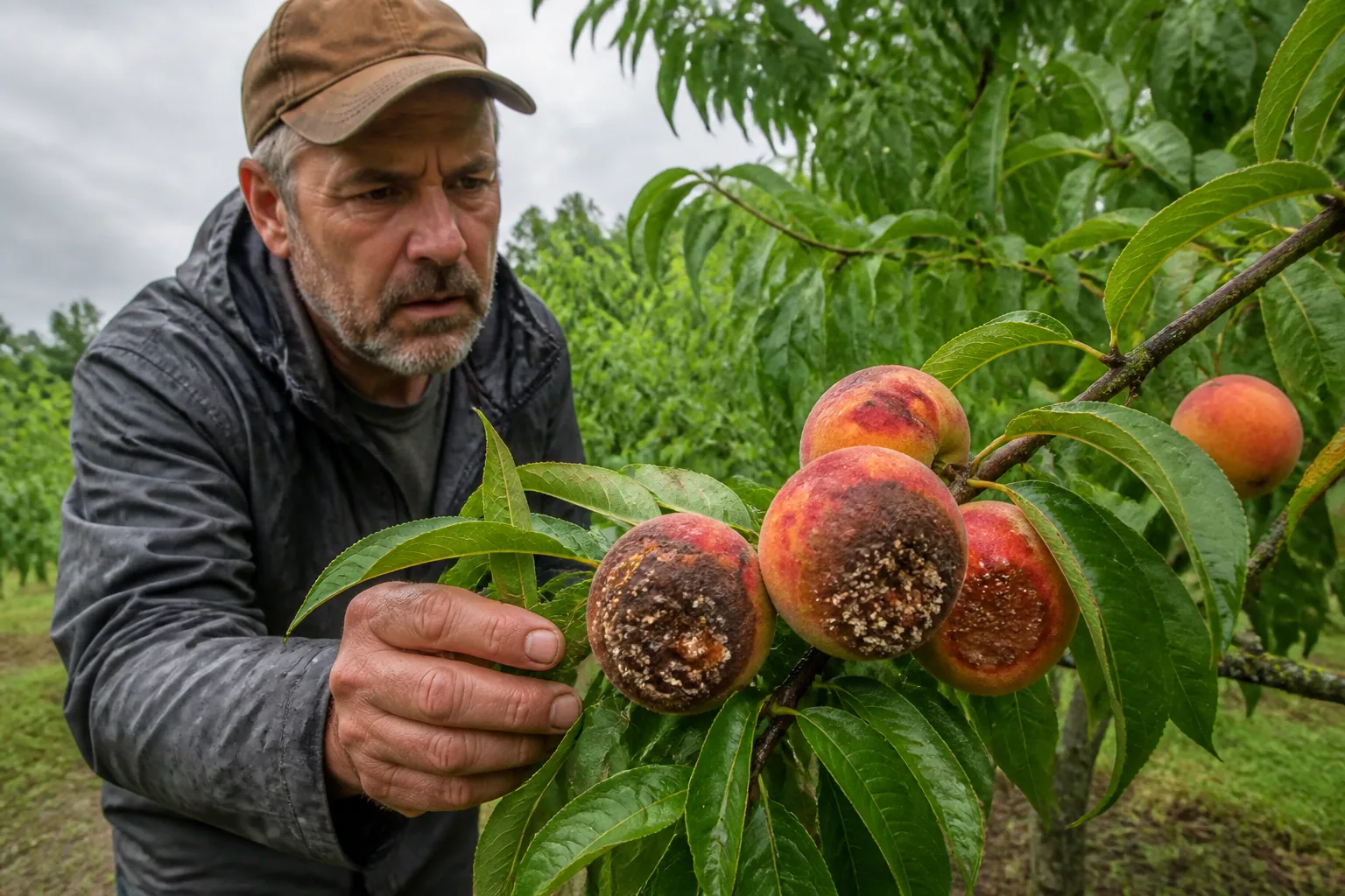 Pourriture brune des fruits : symptômes, causes et traitements préventifs