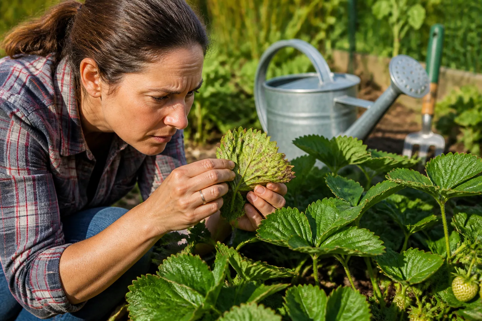 Tache angulaire des plantes : symptômes, causes et traitements possibles