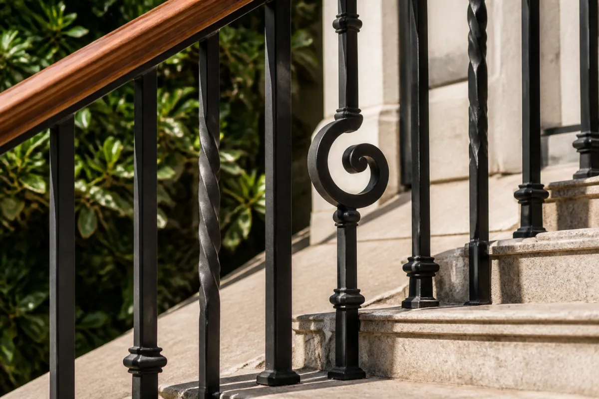 Balustre en fer forgé : l'élégance qui traverse le temps