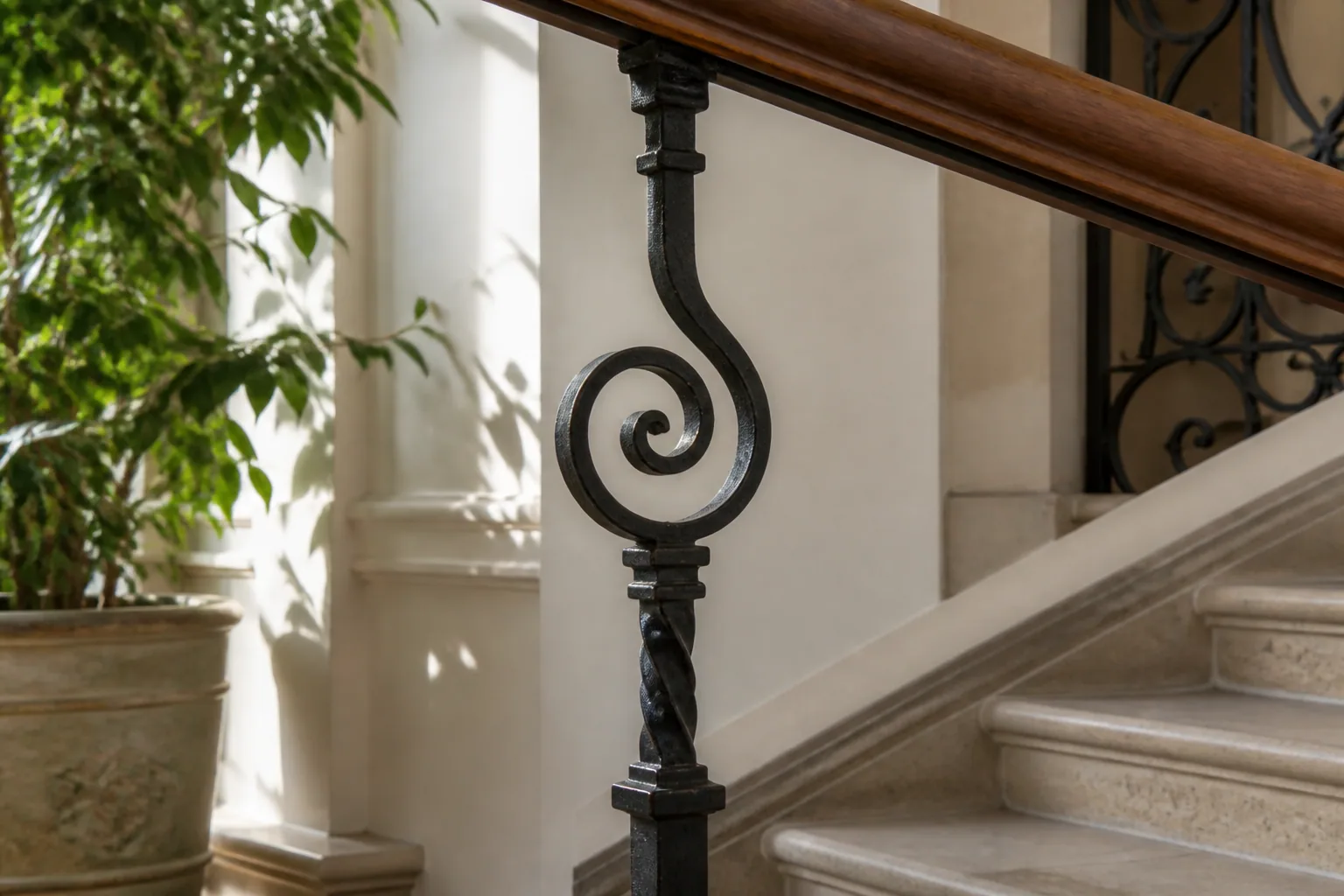 Balustre en fer forgé : l'élégance qui traverse le temps