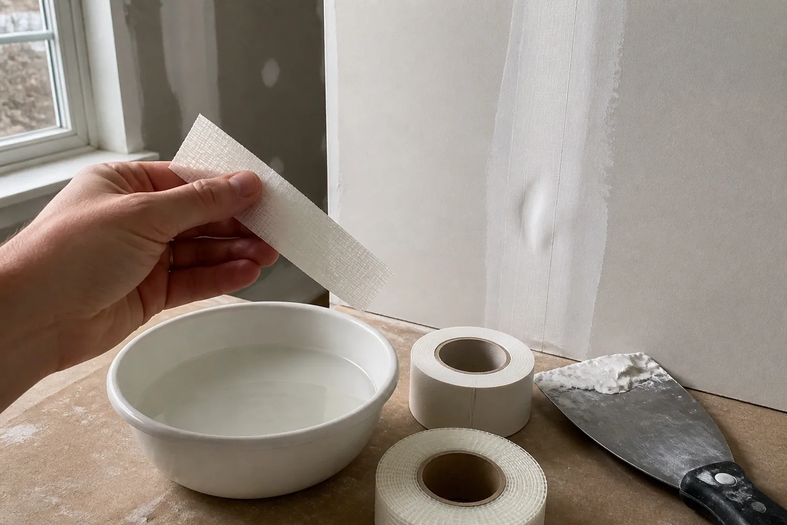 Bandes placo et bulles : faut-il les humidifier ?