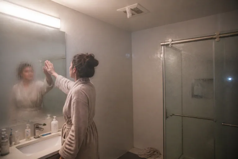 Condensation dans la salle de bain malgré la VMC : les solutions