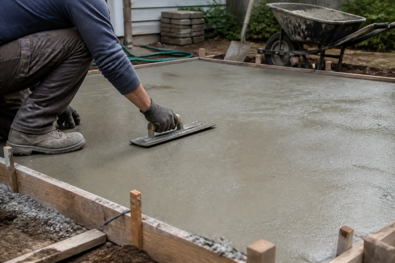 Dalle béton pour terrasse : épaisseur, préparation et temps de séchage