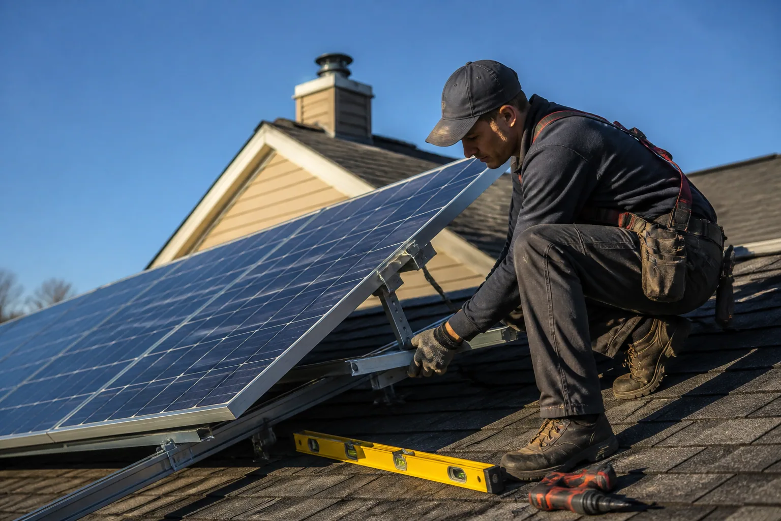 L'angle idéal pour poser vos panneaux solaires : le réglage décisif