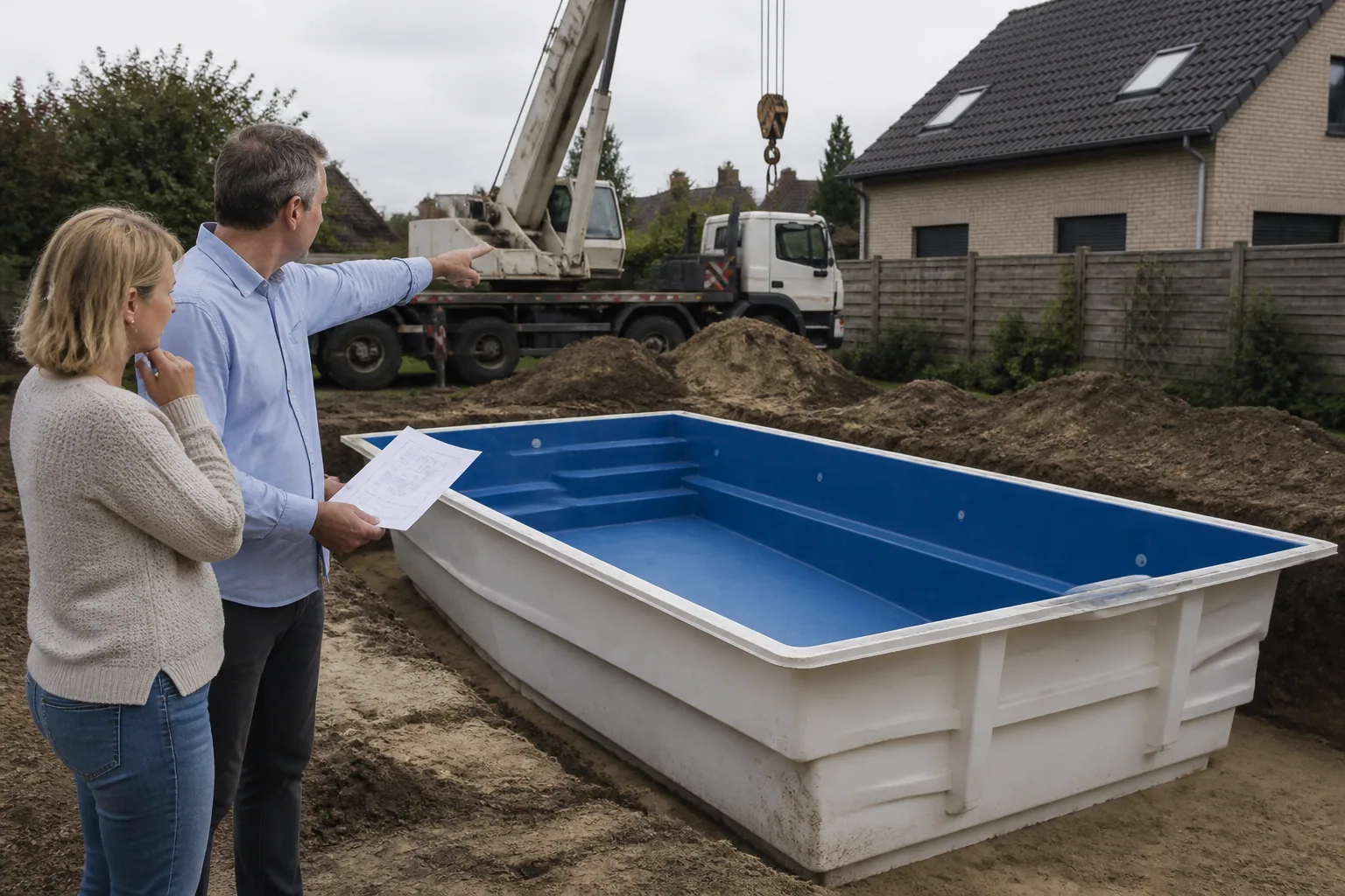 Piscine coque : prix, pose et contraintes avant de signer
