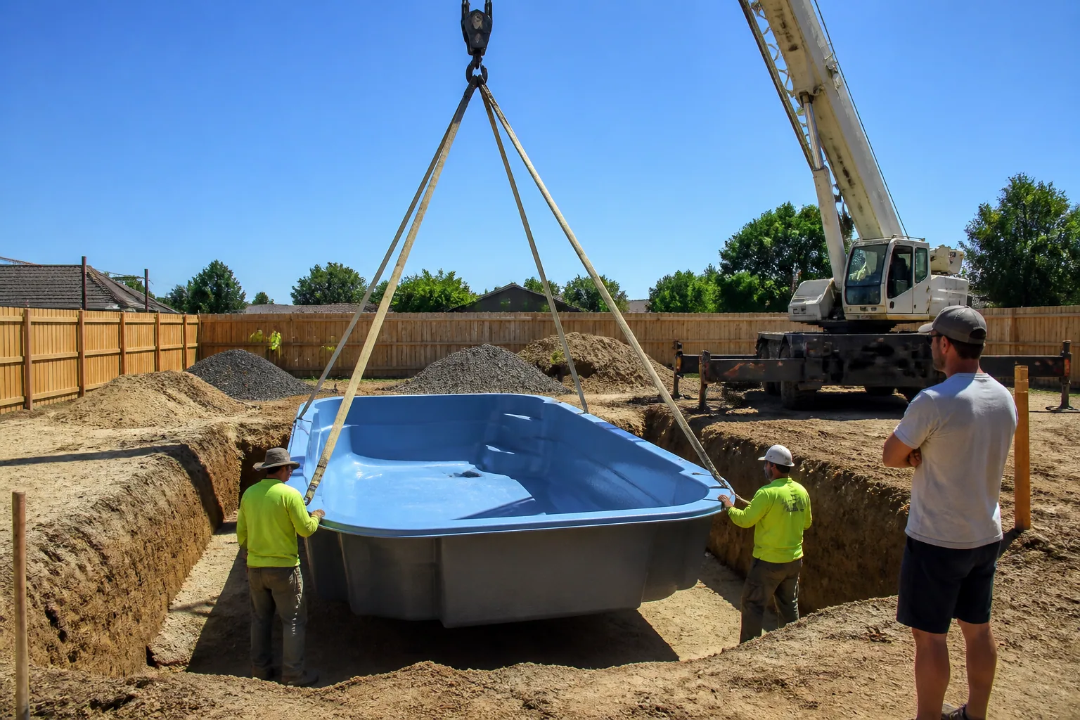 Piscine coque : prix, pose et contraintes avant de signer