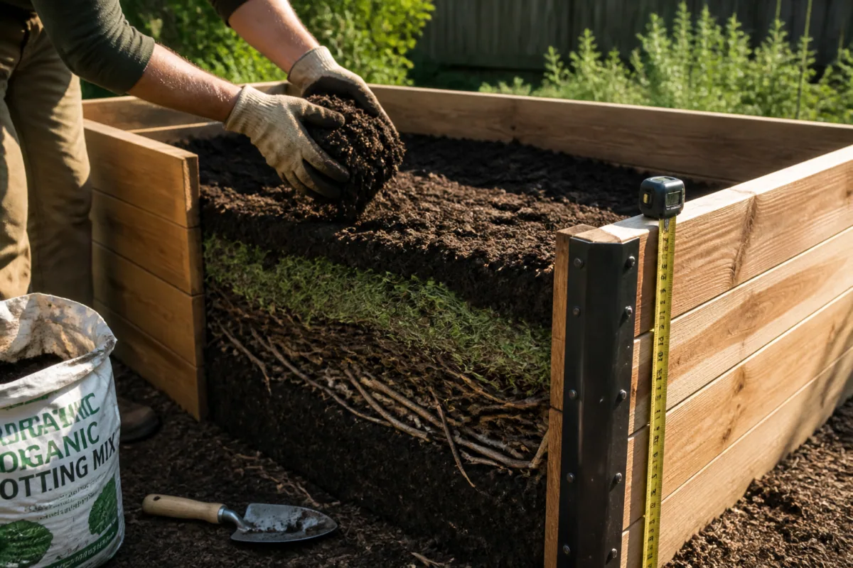 Potager surélevé : dimensions, bois et remplissage pour bien démarrer