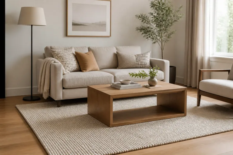 Tapis de salon : quelle taille choisir selon votre canapé ?