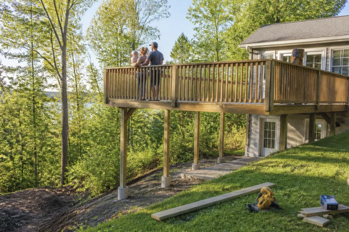 Terrasse bois sur pilotis : le budget à prévoir selon vos envies