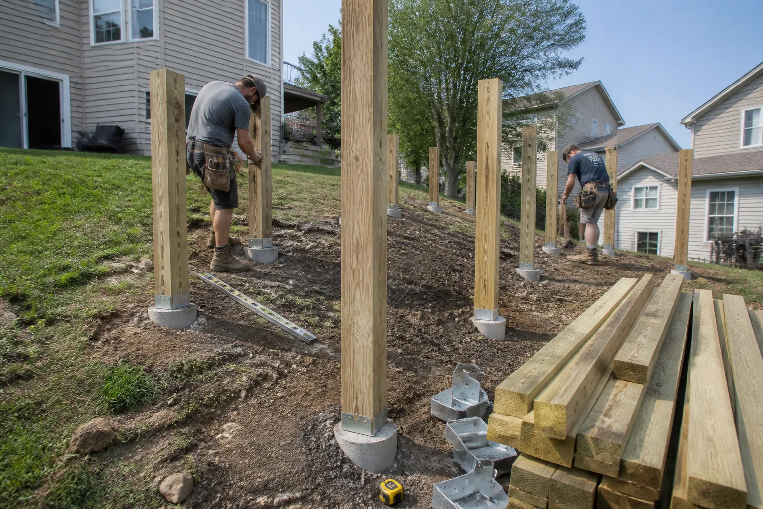 Terrasse bois sur pilotis : le budget à prévoir selon vos envies